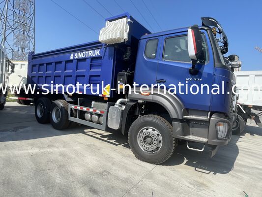 SINOTRUK HOWO NX Cab Tipper Dump Truck LHD 6X4 A Warning Light With A Tarpaulin