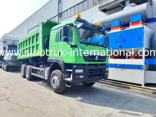 صناعة مباشرة HOWO TX 371HP 6X4 مركز رفع شاحنة القمامة، 40-60 طن من السعة، 20CBM صندوق الشحن، مزدوج 16 طن المحور الخلفي، واحد 9.5 طن المحور الأمامي، 13R22.5 الإطارات