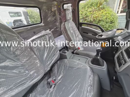 هيكل شاحنة بضائع ذات محرك يسار HOWO 140HP مع سعة تحميل 8-12 طن