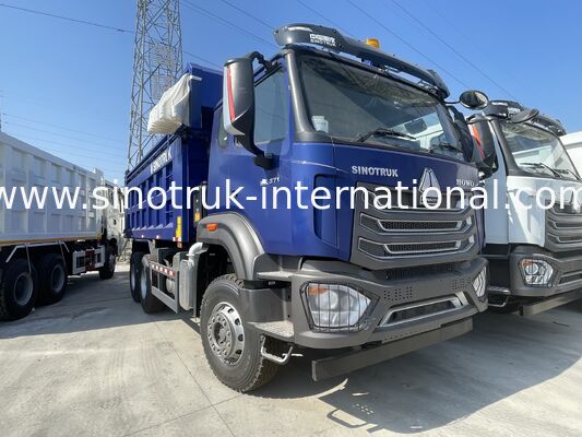 شاحنة قلابة HOWO-NX بمحرك SINOTRUK بقدرة 371 حصانًا، وقماش مشمع كهربائي، وصندوق شحن من الصلب المنغنيز للخدمة الشاقة