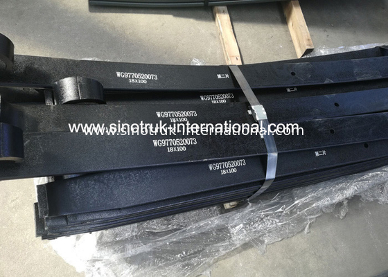 70 طن قطع غيار شاحنة التعدين تفريغ الجبهة أوراق الينابيع WG9770520073