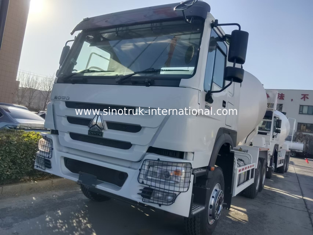 قوة حصانية عالية 400 حصان شاحنة خلاط HOWO 6-12CBM LHD 6 × 4 10 عجلات