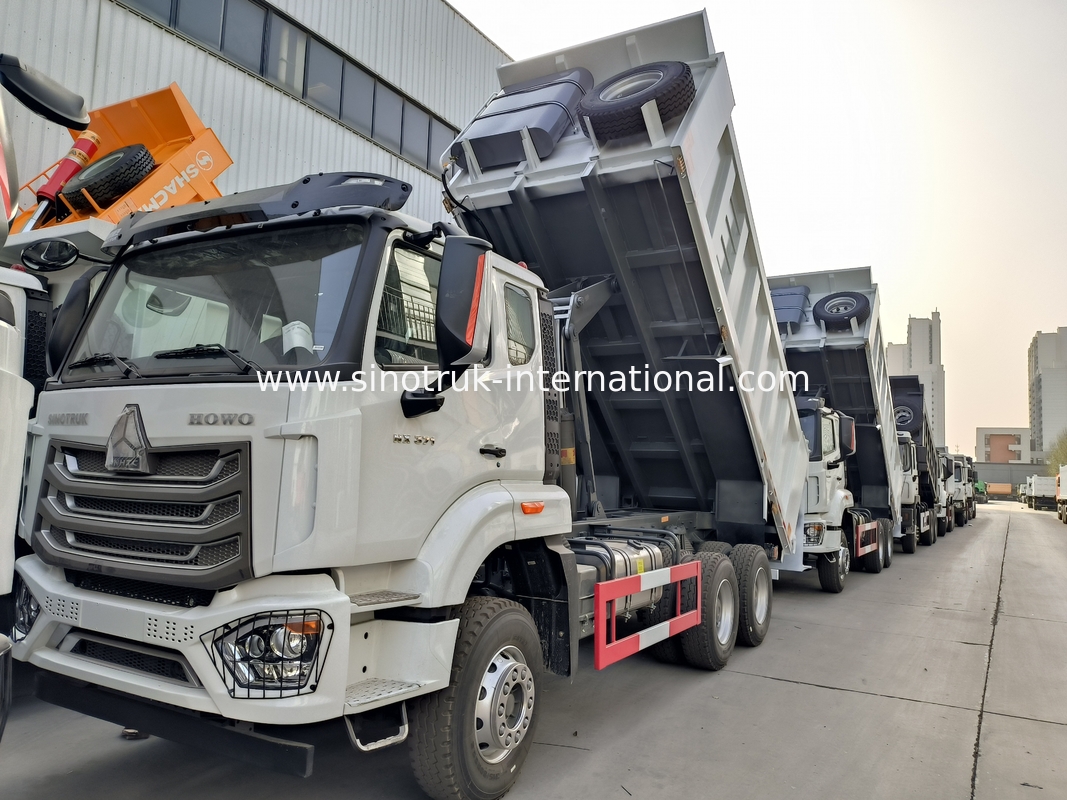نموذج القيادة اليسرى أو اليمنى Howo Dump Truck 371 House Power Ultimate Heavy Duty Workhorse