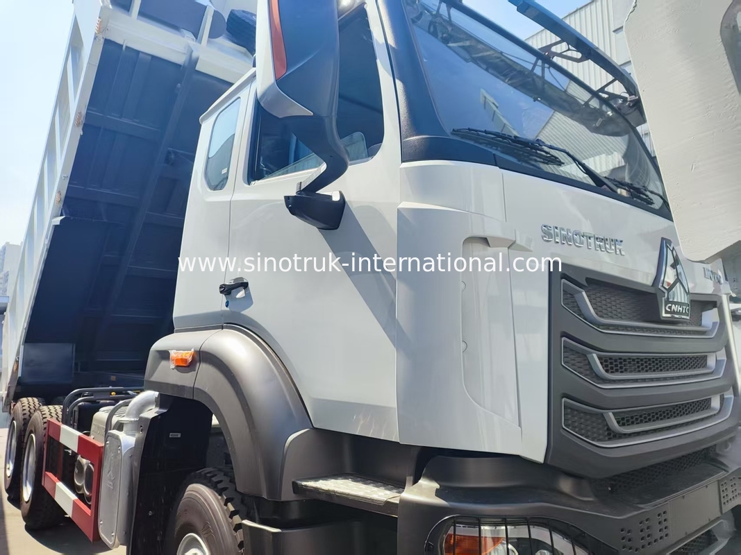 HOWO NX 371HP 6 * 4 20m3 مركز الرفع شاحنة القمامة عالية القوة الأداء مع كفاءة مركز الرفع جسم الشحن