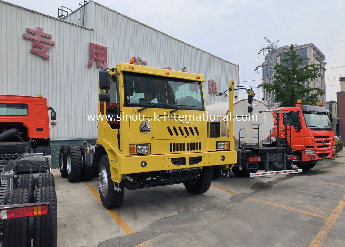 شاحنة نقل متعددة الاستخدامات شديدة التحمل بأبعاد صندوق الشحن 5800*3200*1800 ملم وكابينة الشاحنة HW7D