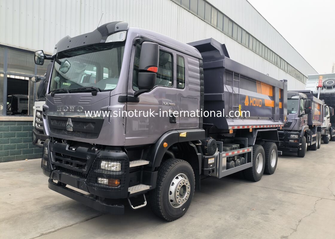 شاحنة شاحنة ثقيلة SINOTRUK TX مع محرك 380HP ، سعة حمولة 30-40 طن ونوع رفع متوسط