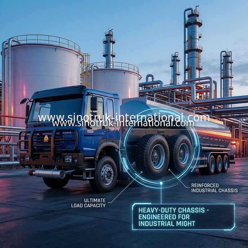 SINOTRUK HOWO 6×4 10 عجلات شاحنة خزان النفط 400 حصان هيكل خزان النفط