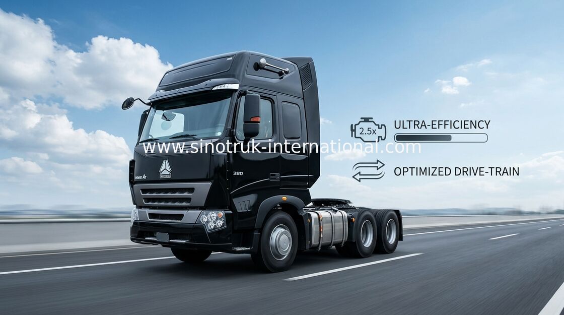 RHD 6X4 SINOTRUK HOWO 6X4 تفريغ شاحنة جرار مع اليورو 2 الانبعاثات القياسية