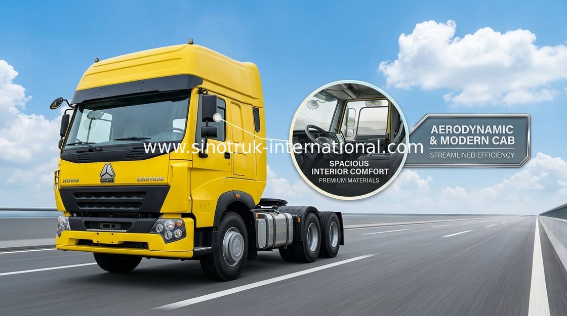 10 Wheels SINOTRUK HOWO Tractor Truck 6X4 371 HP ZZ4257S3241V Tractors And Trucks