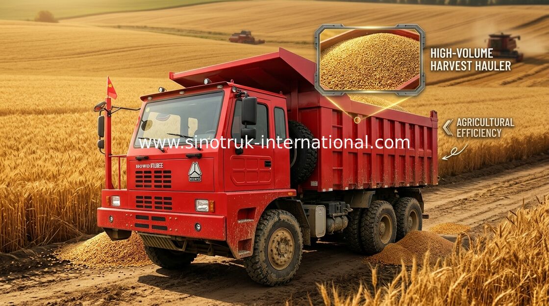 D12.42 420HP محرك قلاب شاحنة قلابة ، عشر عجلات شاحنة قلابة ويلر 6X4