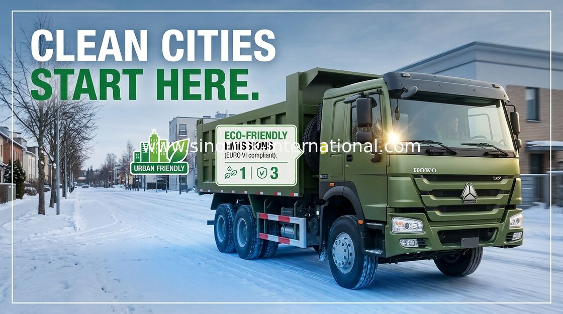 SINOTRUK HOWO قلابة شاحنة قلابة 371HP 12wheels LHD 31tons 20-30CBM ZZ3317N3267W