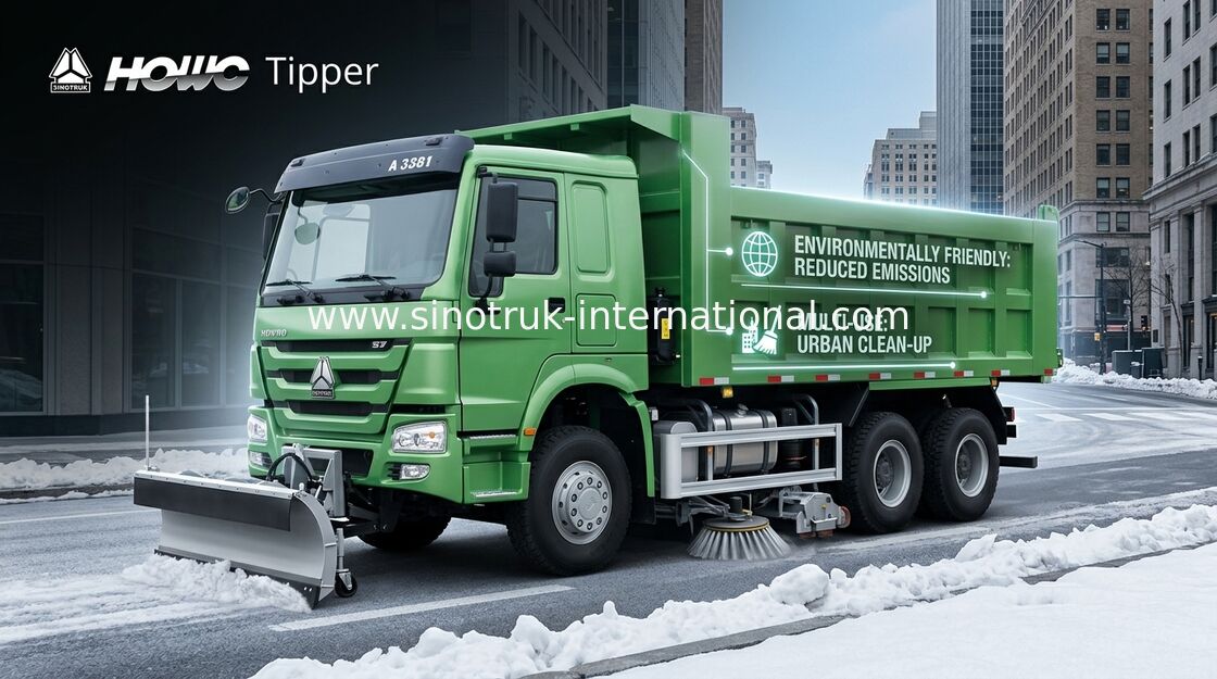 شاحنة قلابة قلابة SINOTRUK HOWO 10wheels LHD 371HP 25tons 10-25CBM ZZ3257N3847A