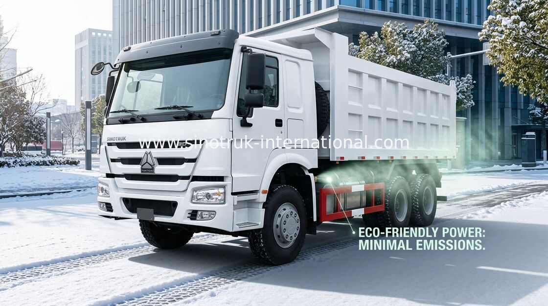 شاحنة قلابة قلابة SINOTRUK HOWO 25tons 371HP 10wheels RHD 10-25CBM ZZ3257N3647A
