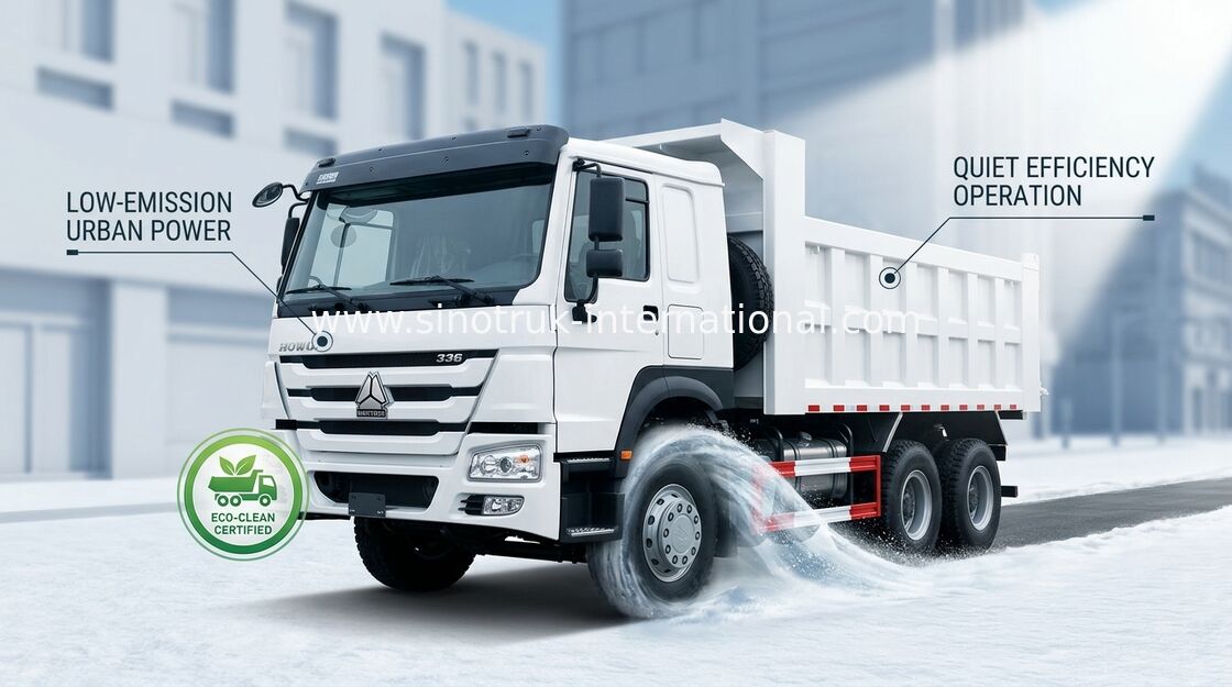 شاحنة قلابة قلابة SINOTRUK HOWO 10 عجلات تحميل 10-25CBM 25-40tons ZZ3257N3647A