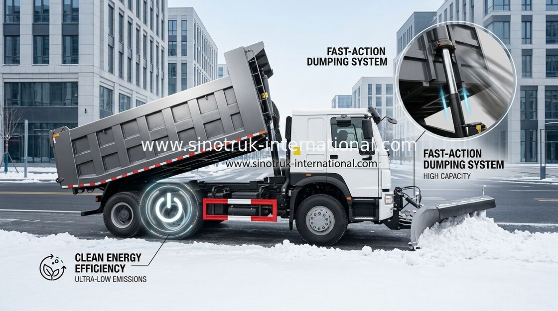 شاحنة قلابة قلابة SINOTRUK HOWO 25tons 371HP 10wheels LHD 10-25CBM ZZ3257N3647A
