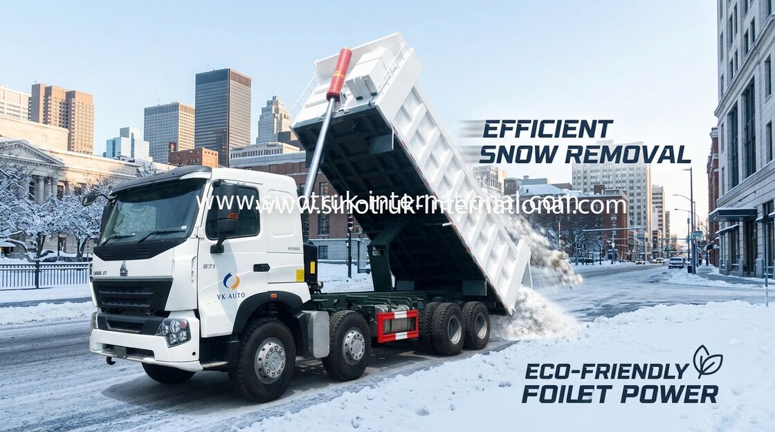 ساينو تراك HOWO A7 8X4 الثقيلة تفريغ شاحنة للبناء ZZ3317N3867N1