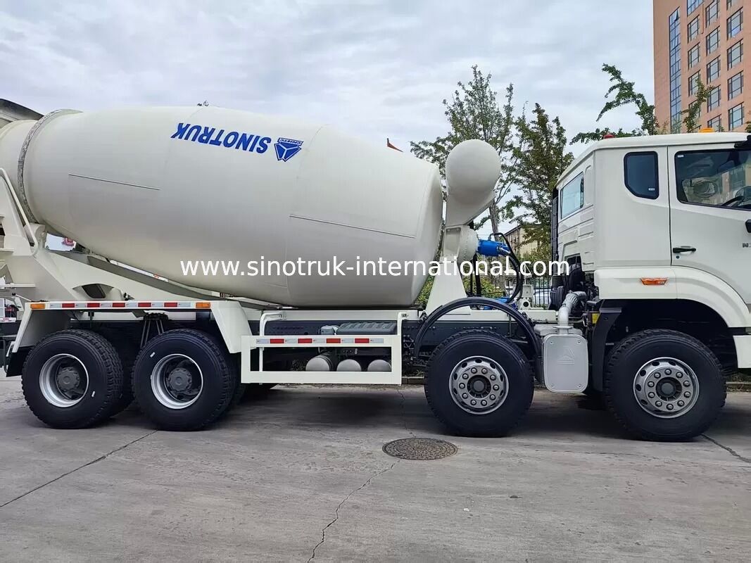 الثقيلة واجب HOWO 8x4 16CBM خلاطة الخرسانة لوري 371HP محرك PMP سرعة المخفض للبناء