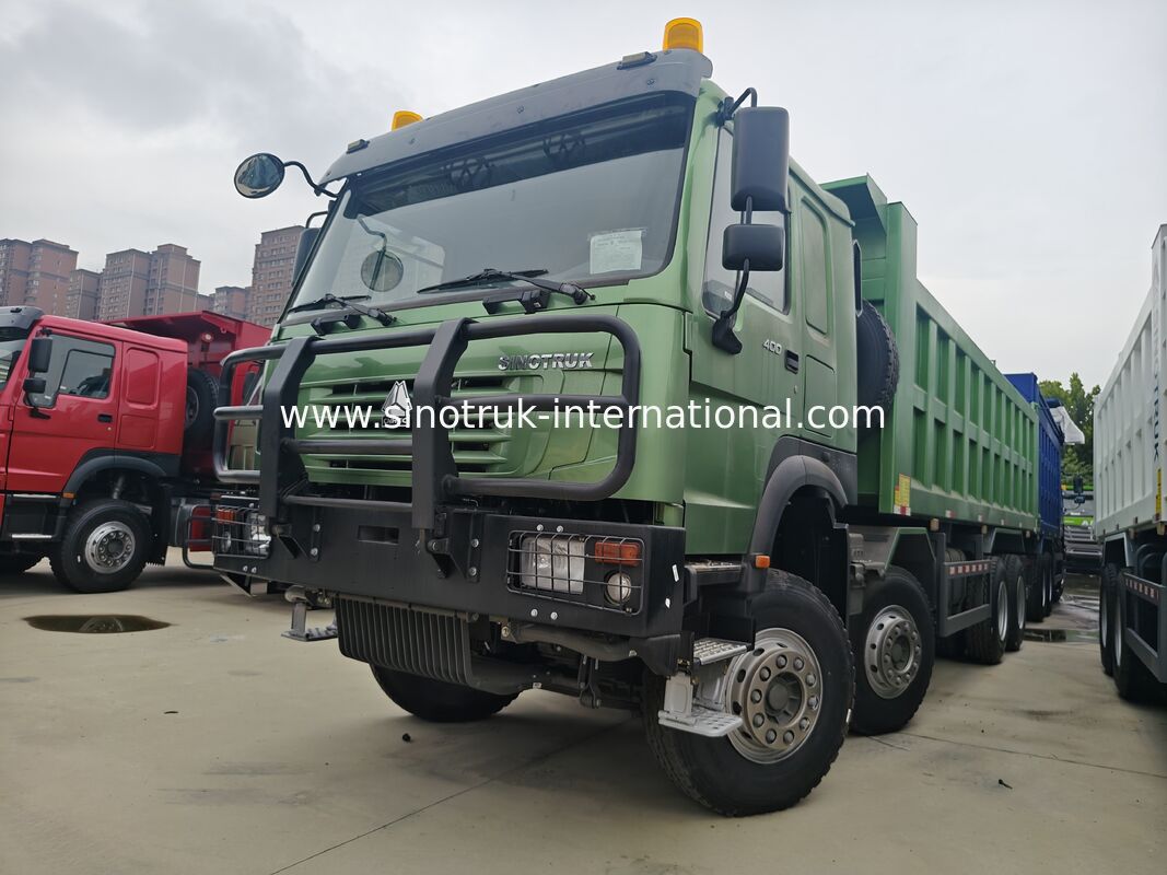 Sinotruk HOWO 8×4 Dump Truck With 400HP 12 Wheels  For Construction & Mining Projects