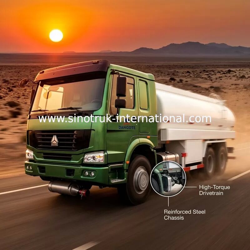 شاحنة ناقلة الوقود SINOTRUK HOWO 16-20CBM شاحنة ناقلة الوقود 6X4 LHD 290HP شاحنة ناقلة النفط Euro2