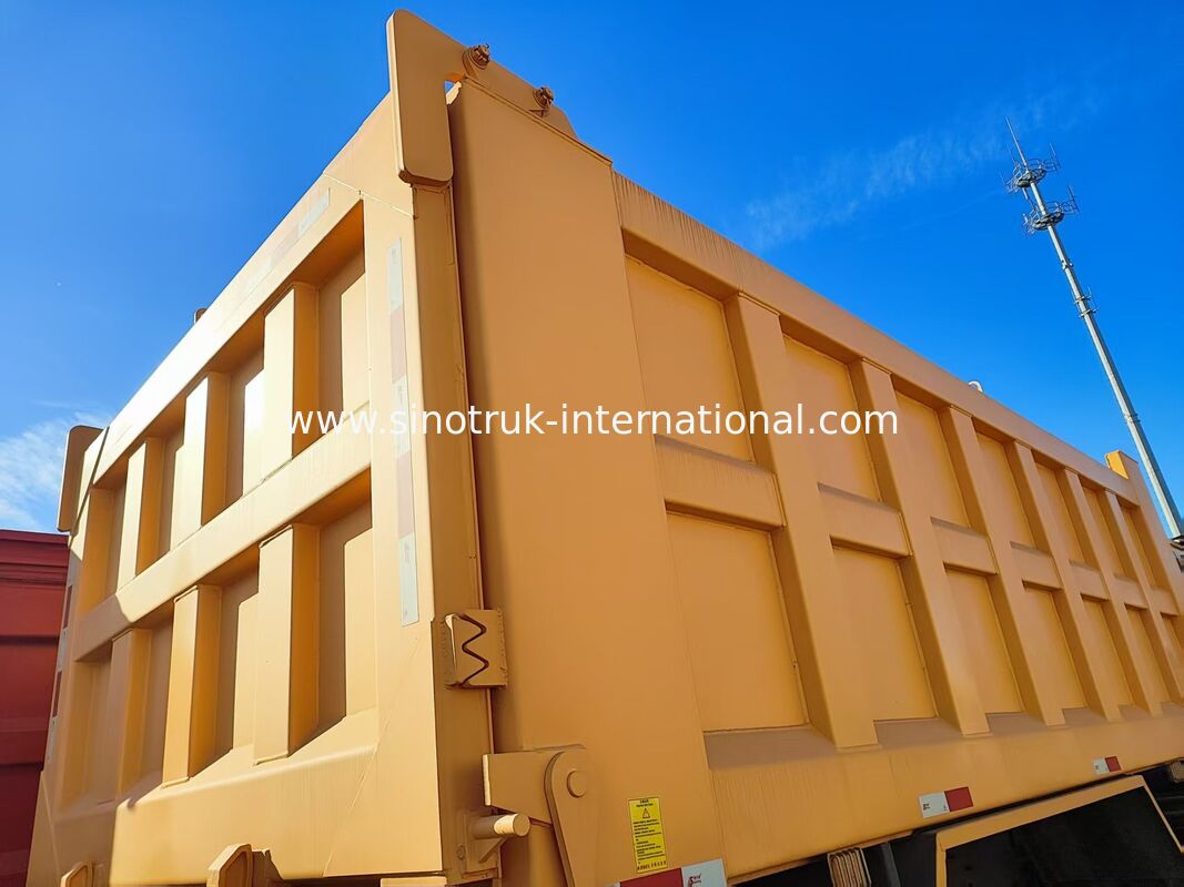 HOWO 6×4 Yellow Tipper Truck, 40T Load Capacity, High Impact-Resistant Material, Built for African Road Conditions