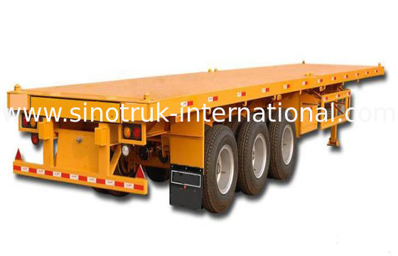 SINOTRUK Semi Flatbed Trailers 30-60 Tons