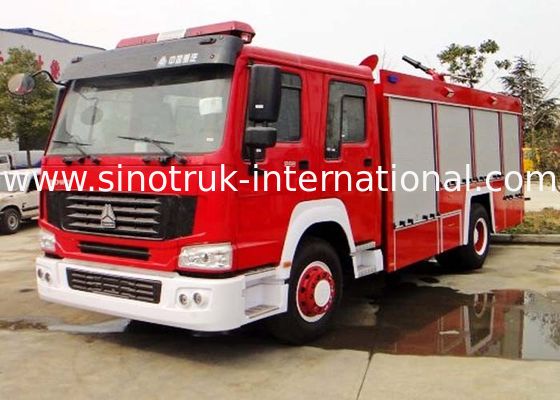 Mine Dust Fire Tender Vehicle / Modern Fire Trucks 15-20CBM LHD With ISO