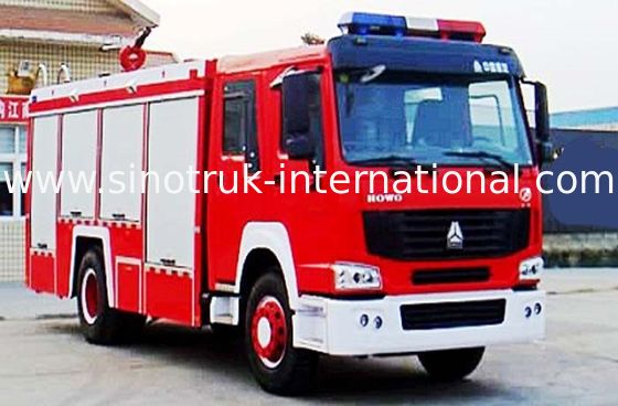 Mine Dust Fire Tender Vehicle / Modern Fire Trucks 15-20CBM LHD With ISO