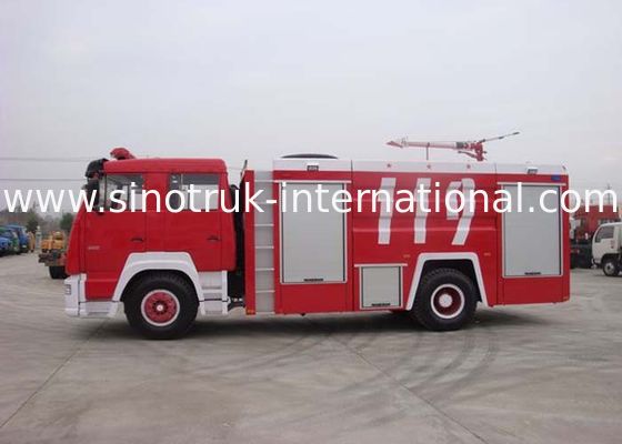 Mine Dust Fire Tender Vehicle / Modern Fire Trucks 15-20CBM LHD With ISO