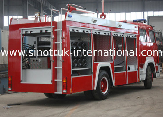Mine Dust Fire Tender Vehicle / Modern Fire Trucks 15-20CBM LHD With ISO