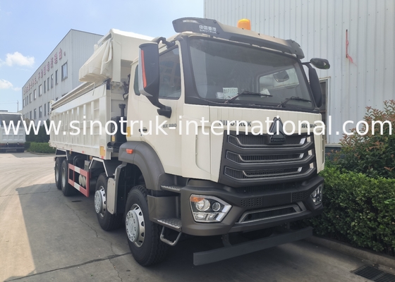 Sinotruk Howo Tipper Dump Truck العلامة التجارية الجديدة 380Hp Rhd 12عجلات 8 × 4