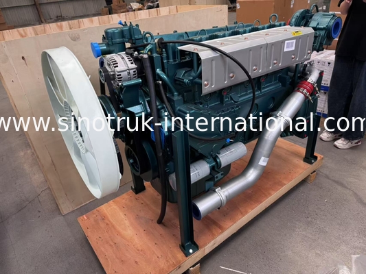 محرك ديزل شاحنة SINOTRUK WD615.47 بقوة 371 حصانًا سعة 9.726 لترًا Euro 2