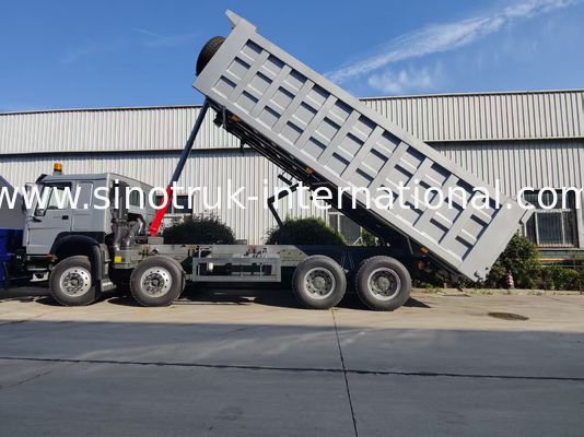 SINOTRUK HOWO 8×4 Dump Truck 400HP + 7800mm Rear Double Door Cargo Box