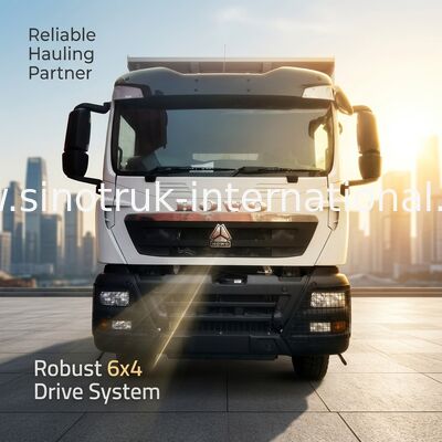 HOWO ZZ3257V384GB1 شاحنة تيبر 371HP 6x4 LHD