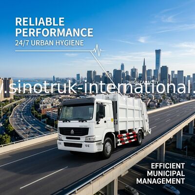 International Back Loader Garbage Truck / Compactor Garbage Collection Vehicles