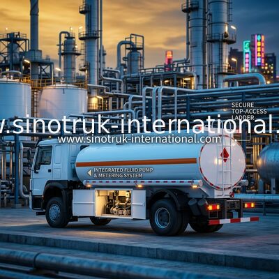 SINOTRUK Howo نصف شاحنة خزان الوقود 4x2 Lhd Euro2 290hp