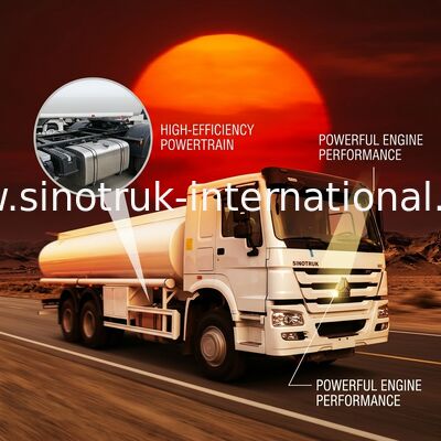 SINOTRUK HOWO Fuel Tank Truck 20 Tons , 6X4 LHD Euro2 290HP Mobile Fuel Trucks