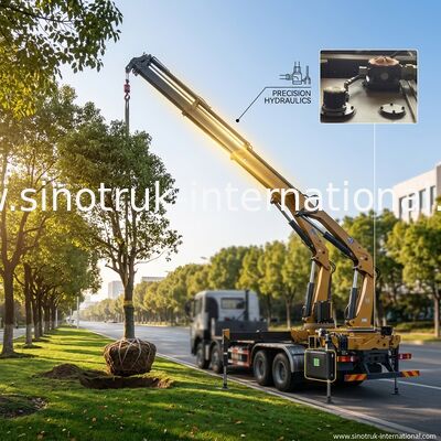 SINOTRUK Container Side Loader Working With HOWO 8X4 Cargo Truck Chassis