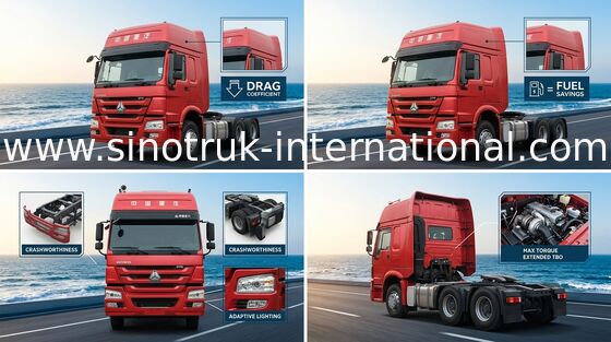 شاحنة جرار SINOTRUK HOWO LHD 6X4 Euro2 336HP ZZ4257N3241W