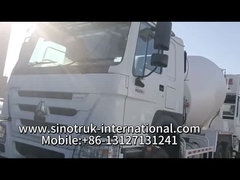 قوة حصانية عالية 400 حصان استهلاك وقود منخفض شاحنة خلاط HOWO 6-12CBM LHD 6 × 4 10 عجلات