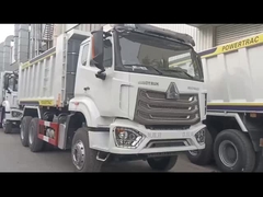 30-40 طن RHD 10 عجلات شاحنة قمامة SINOTRUK Haohan للبناء أبيض