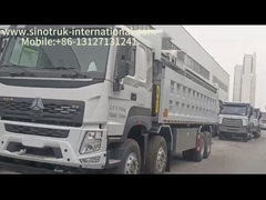 شاحنة النقل SINOTRUK HOWO 380HP 12 عجلات LHD 31 طن 20-30CBM V7-X كابينة