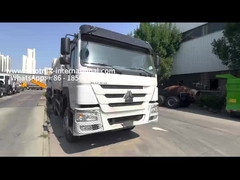 SINOTRUK HOWO شاحنة هدر SINOTRUK المحرك371HP 6 × 4 LHD أبيض 19-20CBM الرفع الأوسط
