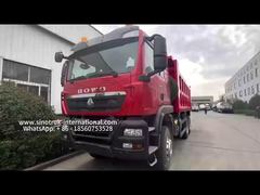 SINOTRUK HOWO TX Model 400HP LHD قلابة شاحنة قلابة 6X4 مع أضواء تحذير