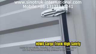 SINOTRUK HOWO شاحنة بضائع عالية السلامة والكفاءة