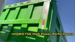HOWO T5G شاحنة قلابة 340HP أداء قوي وموثوق