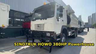 ساينو تراك HOWO 380HP شاحنة قلابة الأداء الثقيل