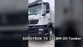 SINOTRUK TX 6X4 شاحنة ناقلة النفط نقل عالي الكفاءة